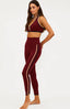 Nella Legging Maroon Merlot Colorblock