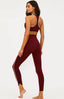 Nella Legging Maroon Merlot Colorblock