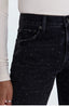 Lexi Mid Rise Bowed Straight Jean - Silver Screen
