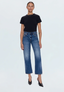 Lexi Mid Rise Bowed Straight Jean - Artisan