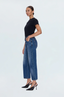 Lexi Mid Rise Bowed Straight Jean - Artisan