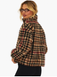 Midnight Houndstooth Sherpa