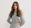 Izzy Short Blouse - Grey