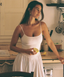 Misha Midi Dress - Cream