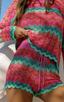 Beach Sweater Strawberry Ice Chevron