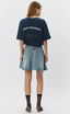VERASW BOXY T-SHIRT - Navy Blue