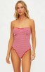 Hayes One Piece Crimson Stripe