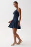 Ilona Bubble Hem Dress - Navy