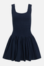 Ilona Bubble Hem Dress - Navy