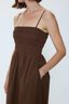 Bianca Shirred Bodice Dress - Bruna