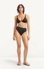 Barcelona High Waist Bottom - Deep Earth EcoLux