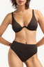 Barcelona High Waist Bottom - Deep Earth EcoLux